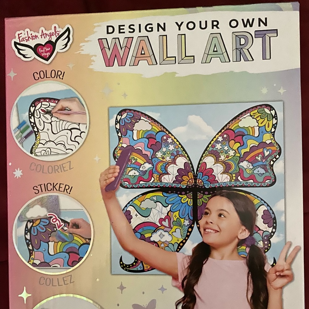 Brand new in box design angels design your own wall art
